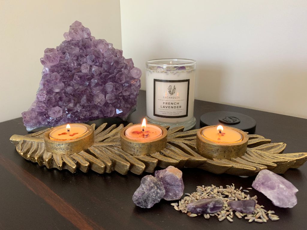 French Lavender Natural Soy Candle Medium 220g