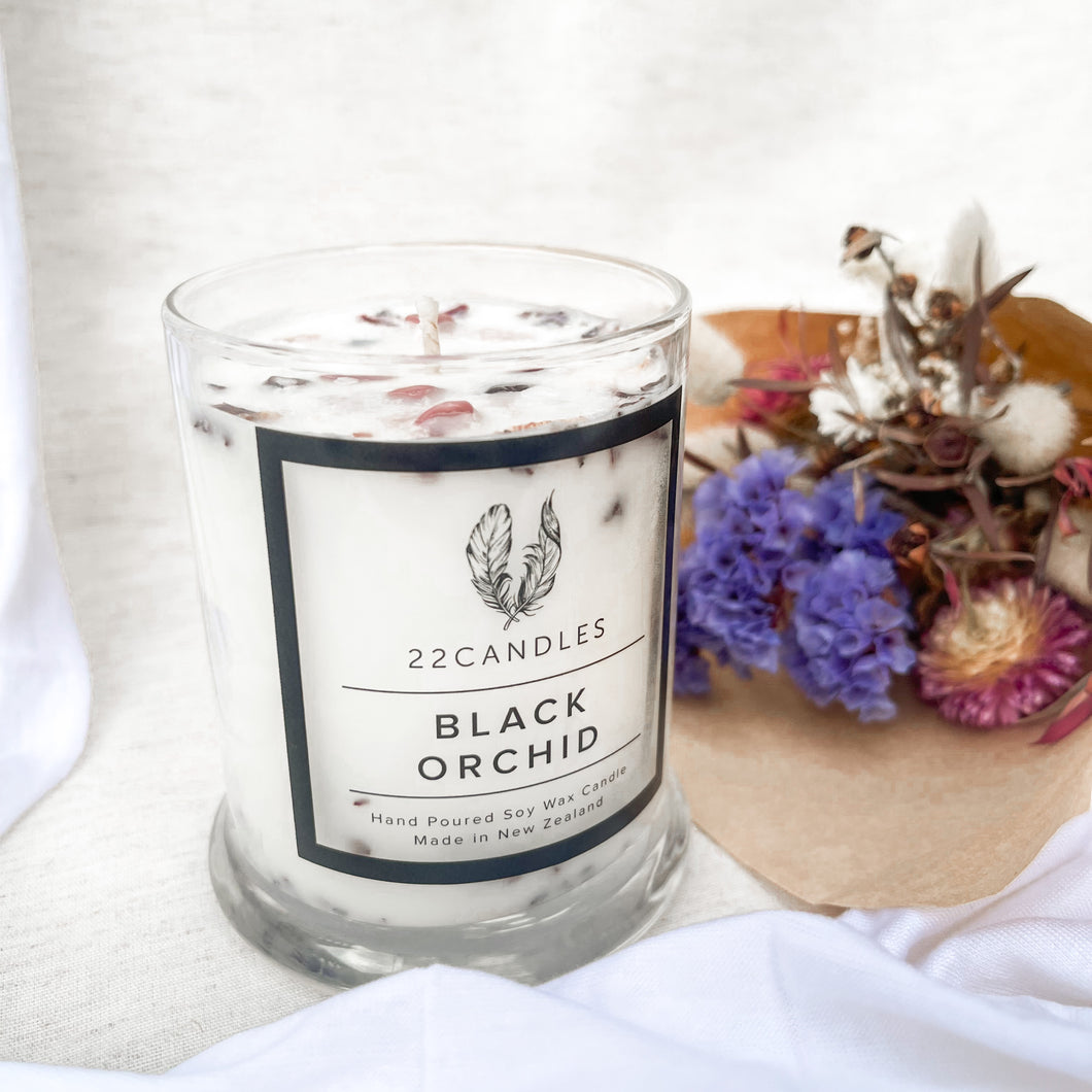 Black Orchid Natural Soy Candle Large 330g